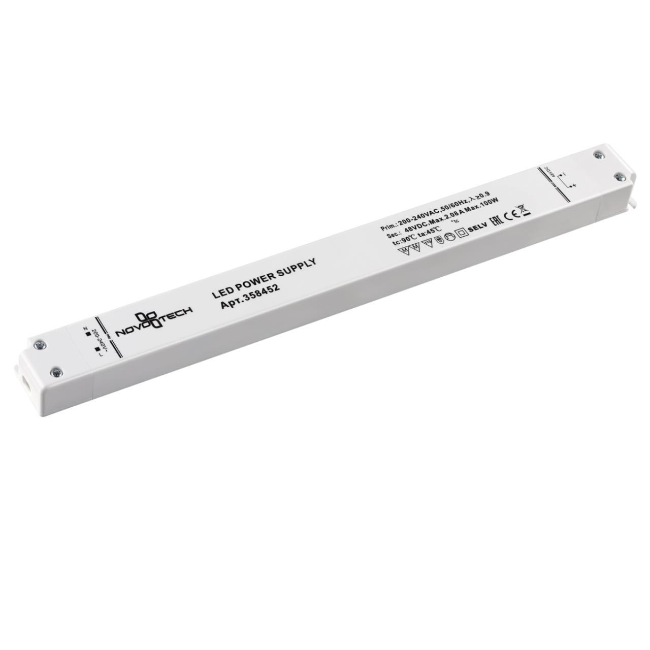 

Драйвер Novotech Drive 358452, Белый, 358452 Drive