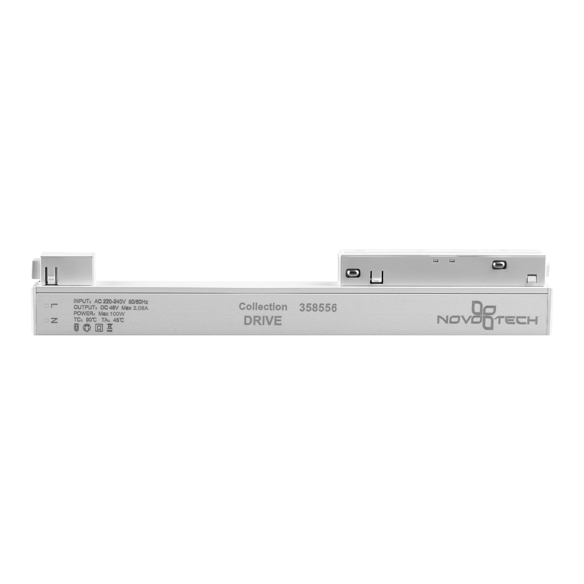 

Драйвер для однофазного шинопровода Novotech Drive Flum 358556, Белый, 358556 Flum