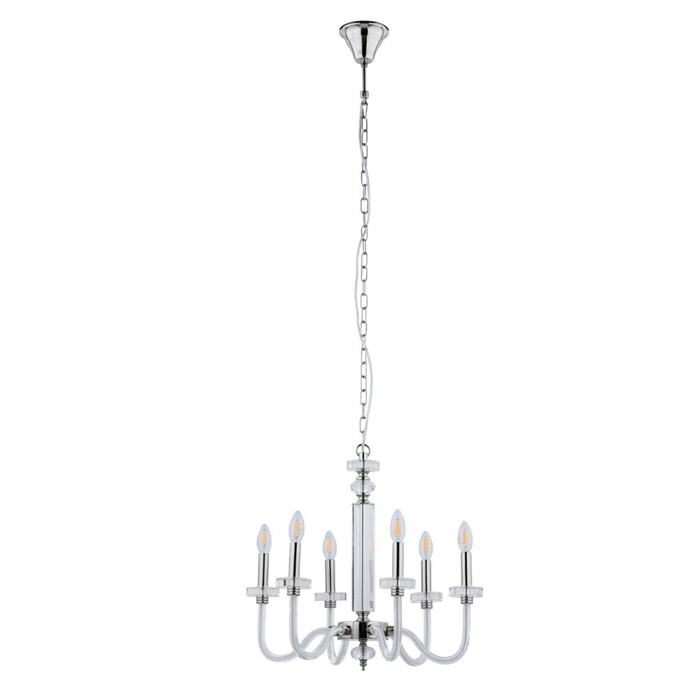 

Подвесная люстра Nowodvorski Hampton 8154, Хром, 8154 Hampton