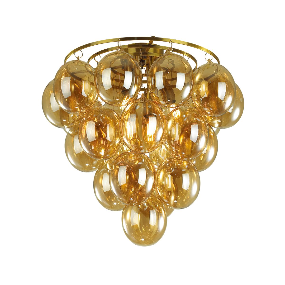 

Потолочный светильник Odeon Light Grape 4812/6C, Янтарный, 4812/6C Modern
