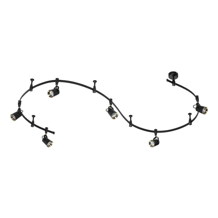 

Трековая система Odeon Light Flexi Black 3629/6TR