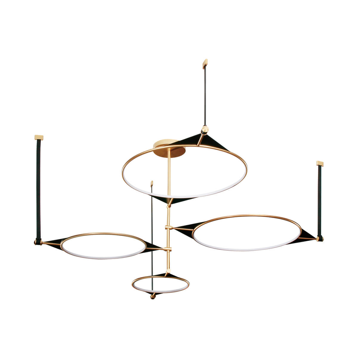 

Подвесной светодиодный светильник Odeon Light Vikema 4995/150L, Матовое золото, 4995/150L Vikema