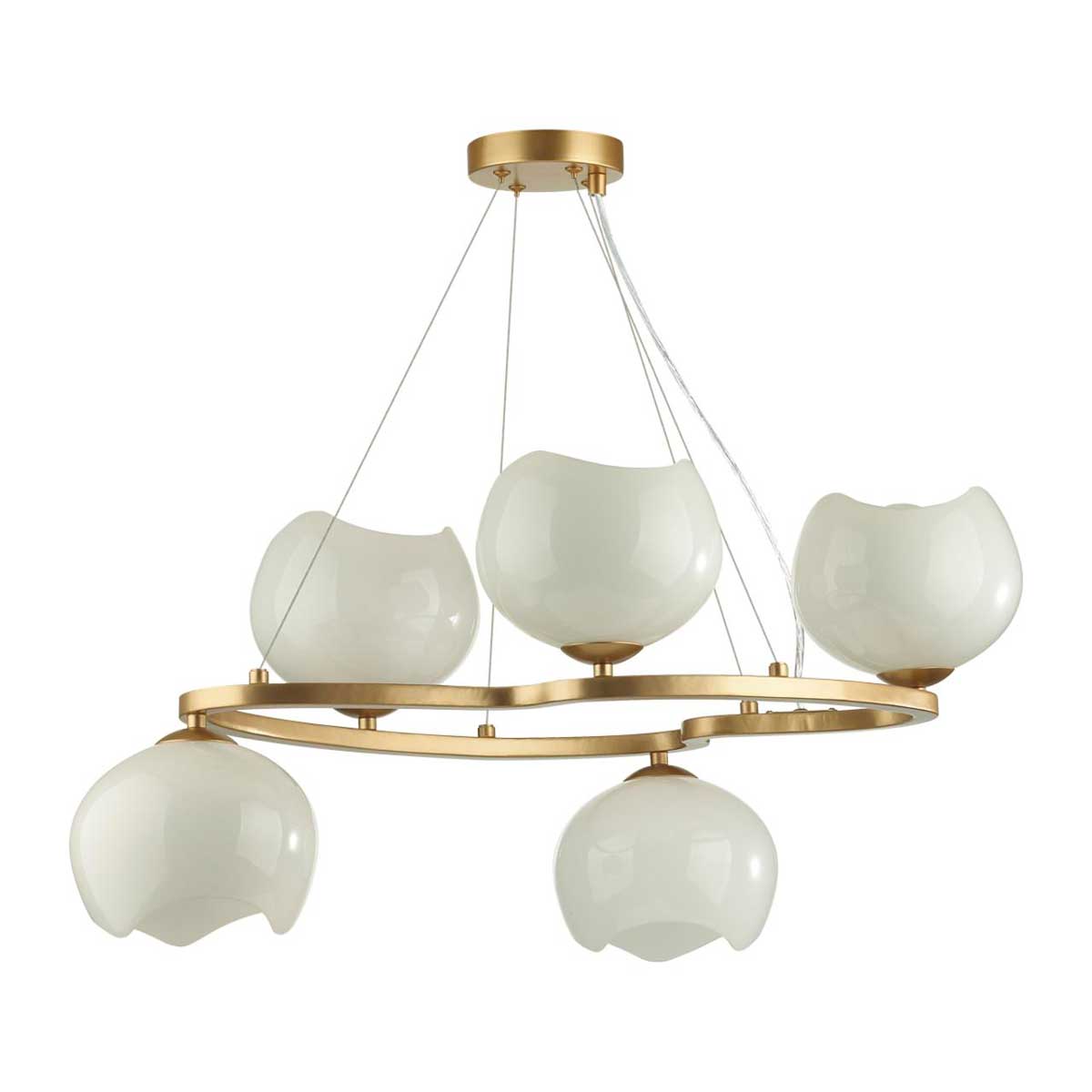 

Подвесная люстра Odeon Light Modern Waterlily 4873/5, Белый, 4873/5 Waterlily
