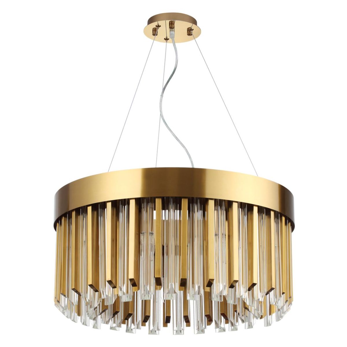 

Подвесной светильник Odeon Light Artdec Romana 4925/9, Золотой, 4925/9 Romana