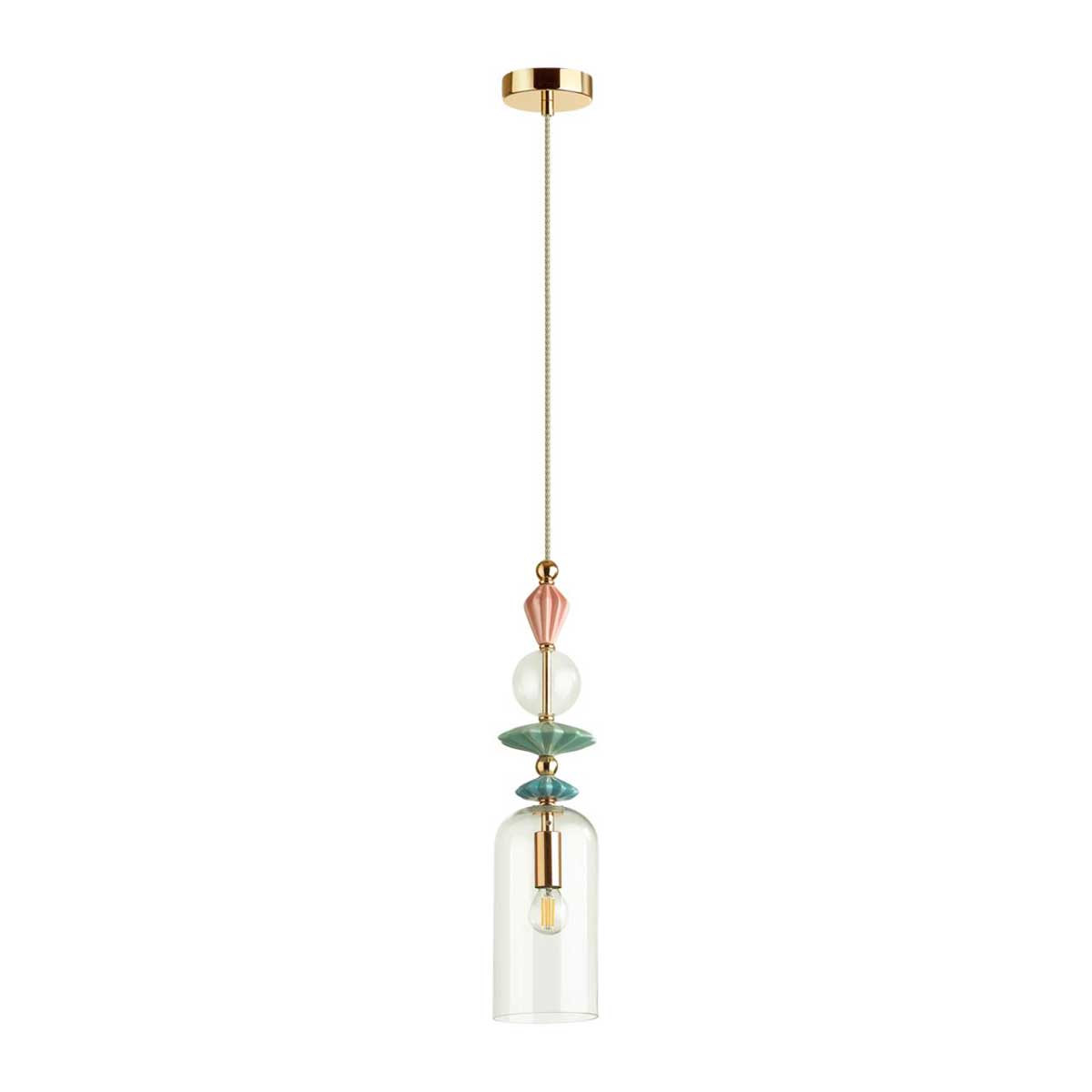 

Подвесной светильник Odeon Light Classic Bizet 4855/1, Разноцветный, 4855/1 Bizet