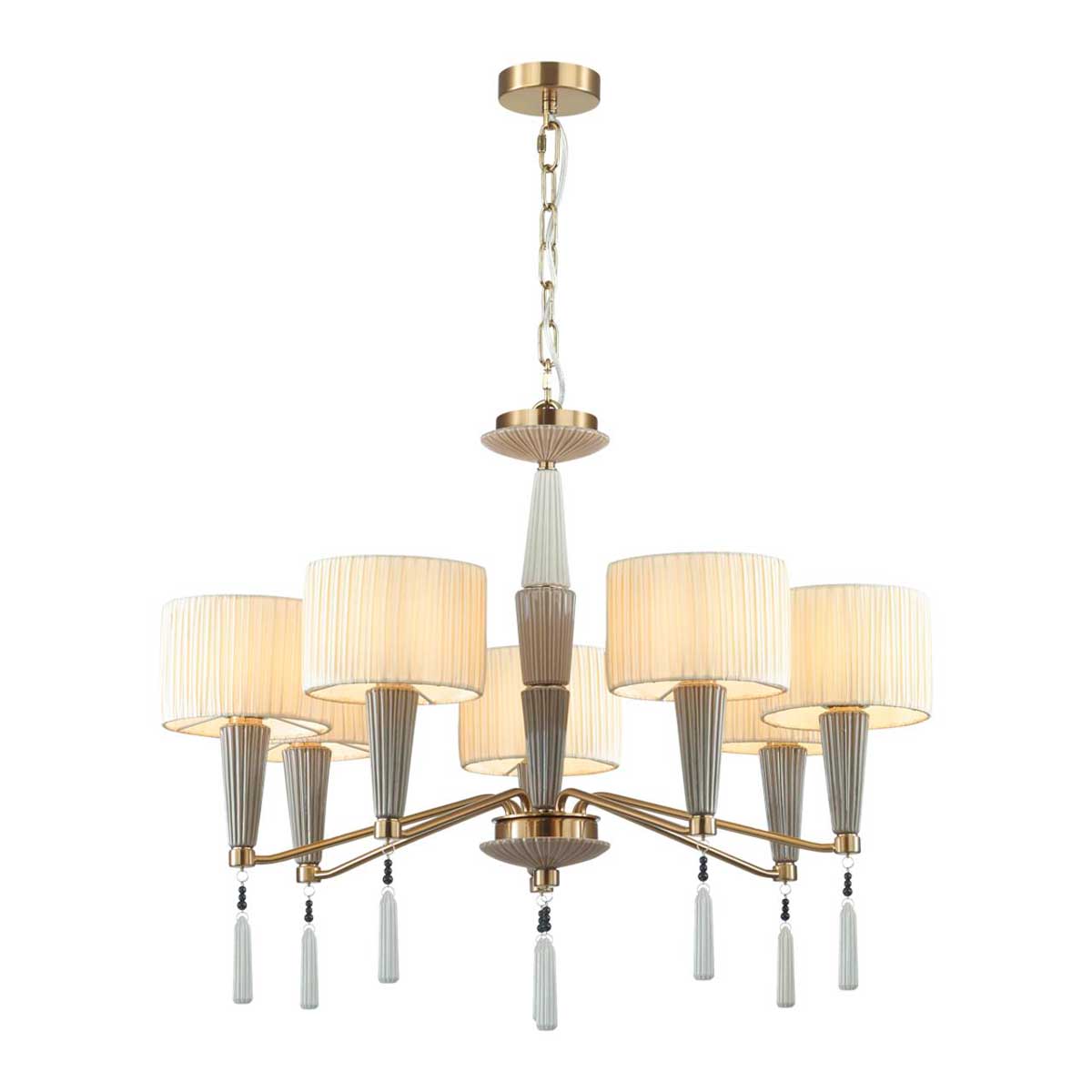 

Подвесная люстра Odeon Light Exclusive Latte 5403/7, Кремовый, 5403/7 Latte