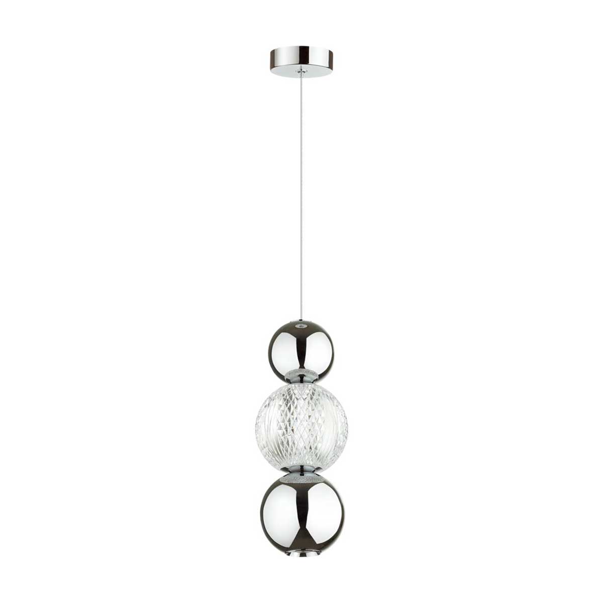 

Подвесной светодиодный светильник Odeon Light Crystal 5007/7LA, Хром, 5007/7LA Crystal
