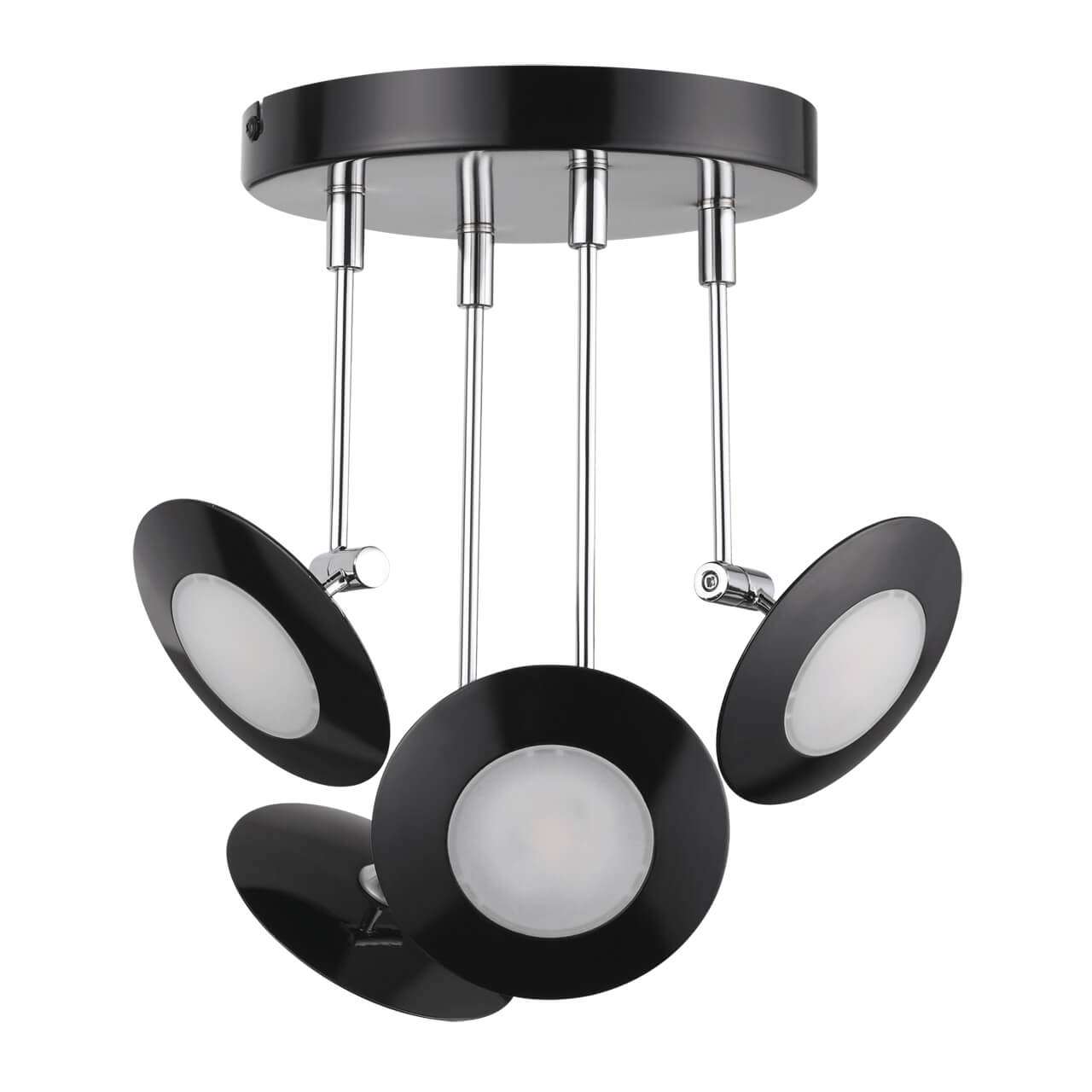 

Люстра Odeon Light, Черный, 3811/28CL L-vision