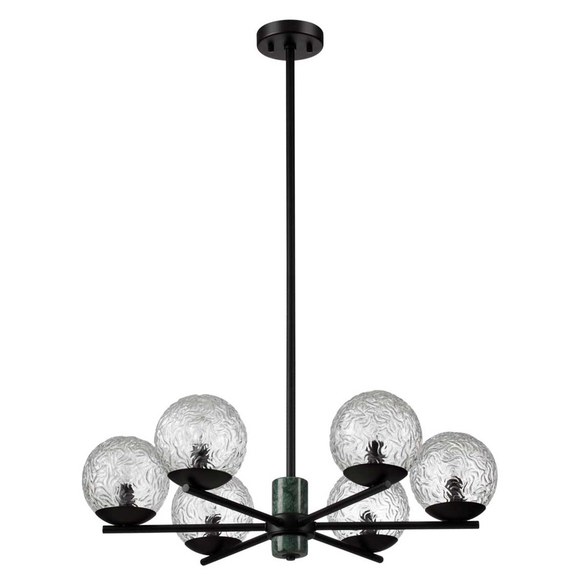 

Подвесная люстра Odeon Light Greeni 5026/6, Черный, 5026/6 Greeni