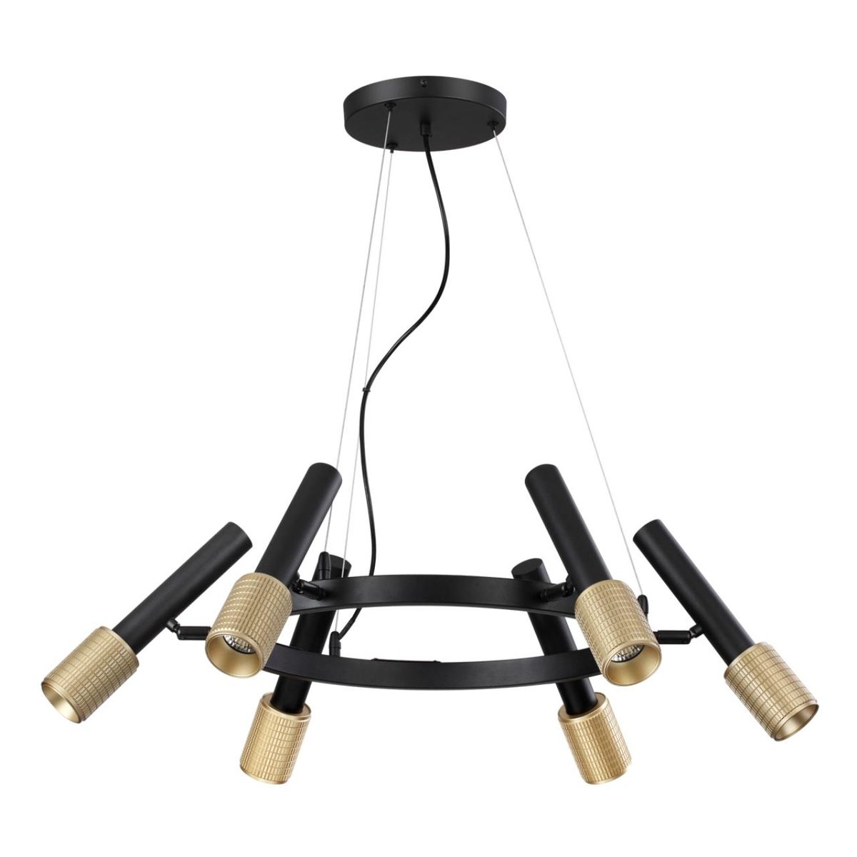 

Подвесная люстра Odeon Light Hightech Mehari 4240/6, Черный, 4240/6 Mehari