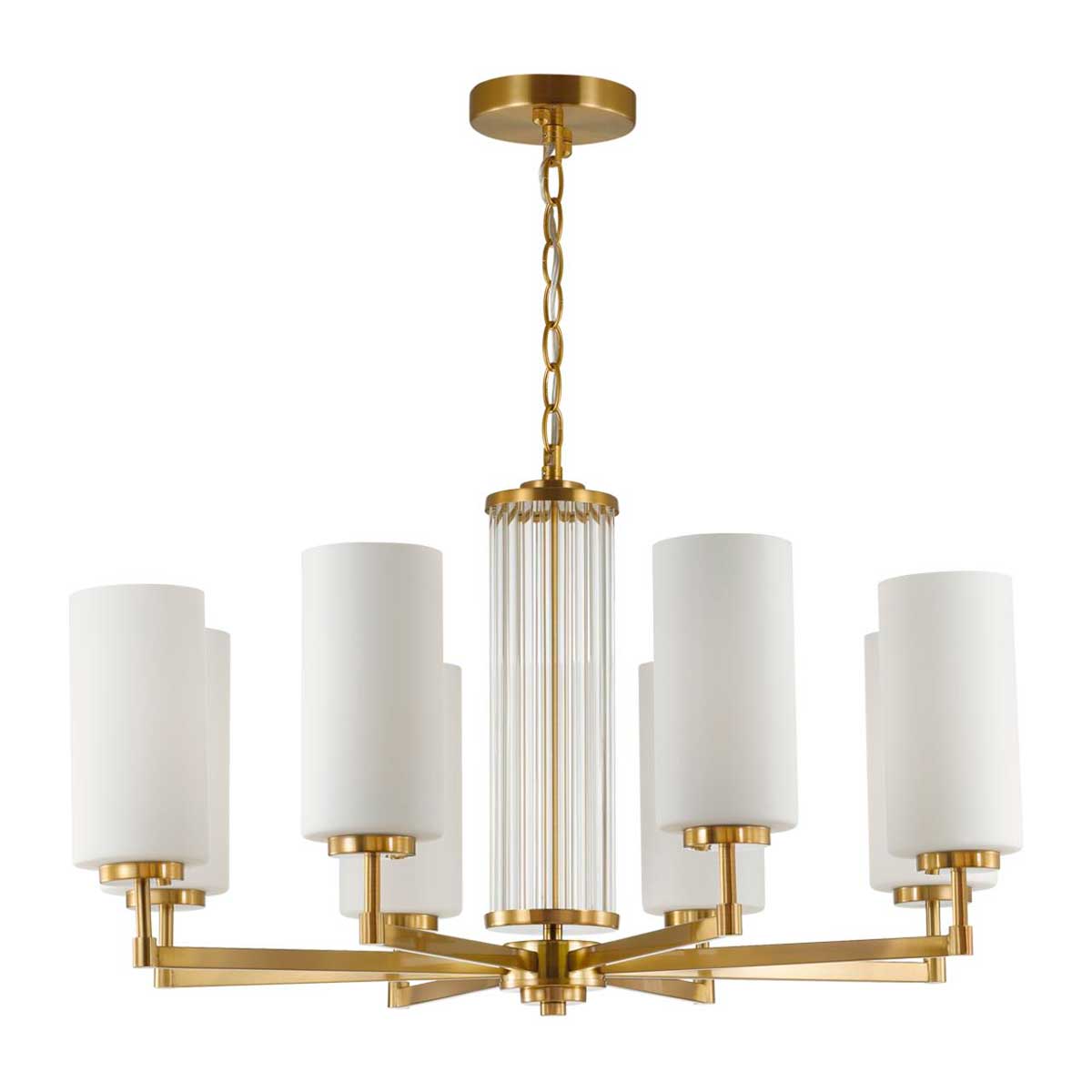 

Подвесная люстра Odeon Light Hall Kasali 4990/8, Белый, 4990/8 Kasali