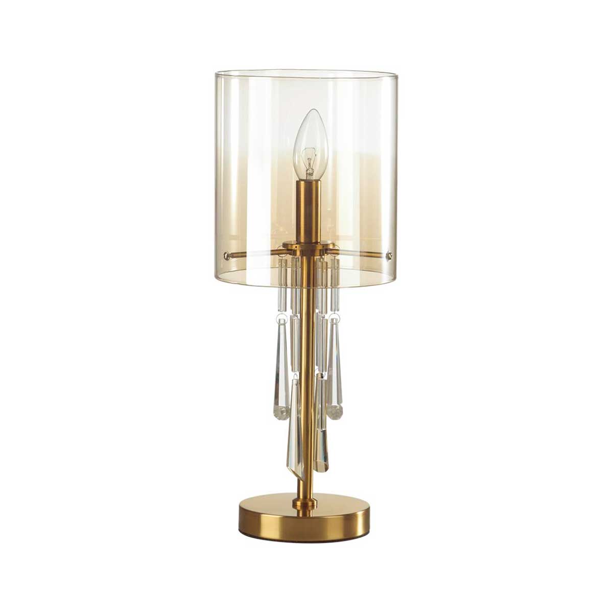 

Настольная лампа Odeon Light Exclusive Nicole 4886/1T, Янтарный, 4886/1T Nicole