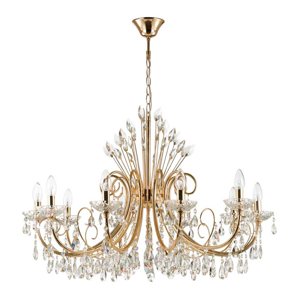 

Подвесная люстра Odeon Light Hall Versia 4977/10, Золотой, 4977/10 Versia