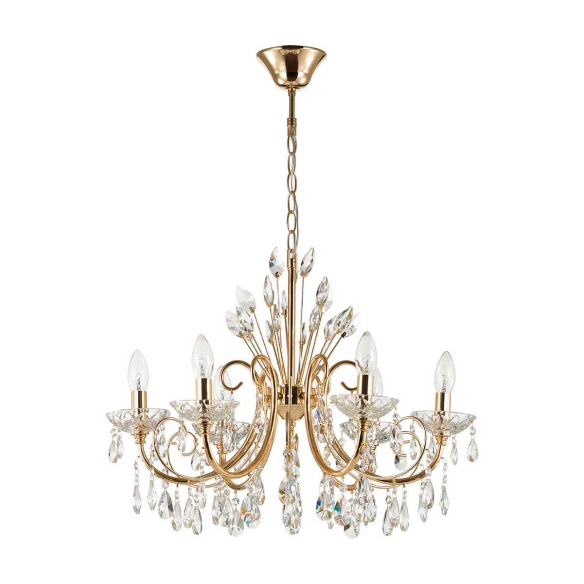 

Подвесная люстра Odeon Light Hall Versia 4977/6, Золотой, 4977/6 Versia
