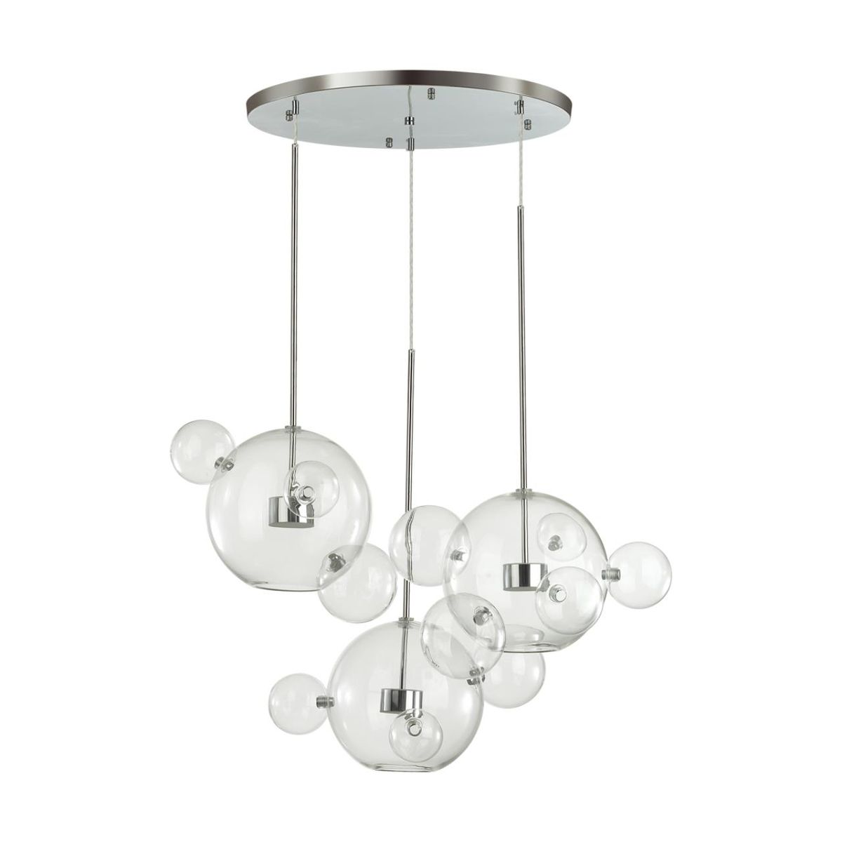 

Подвесная светодиодная люстра Odeon Light L-vision Bubbles 4802/36LA, Хром, 4802/36LA Bubbles