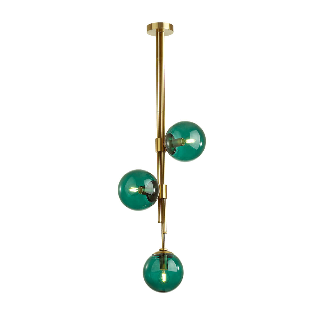 

Подвесной светильник Odeon Light Pendant Brazeri 4800/3, Изумрудный, 4800/3 Brazeri
