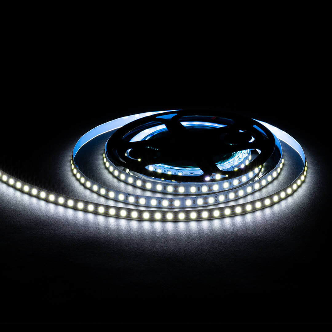 

Светодиодная лента OGM 9,6W/m 120LED/m 2835SMD холодный белый 5M LSE-258, LSE-258