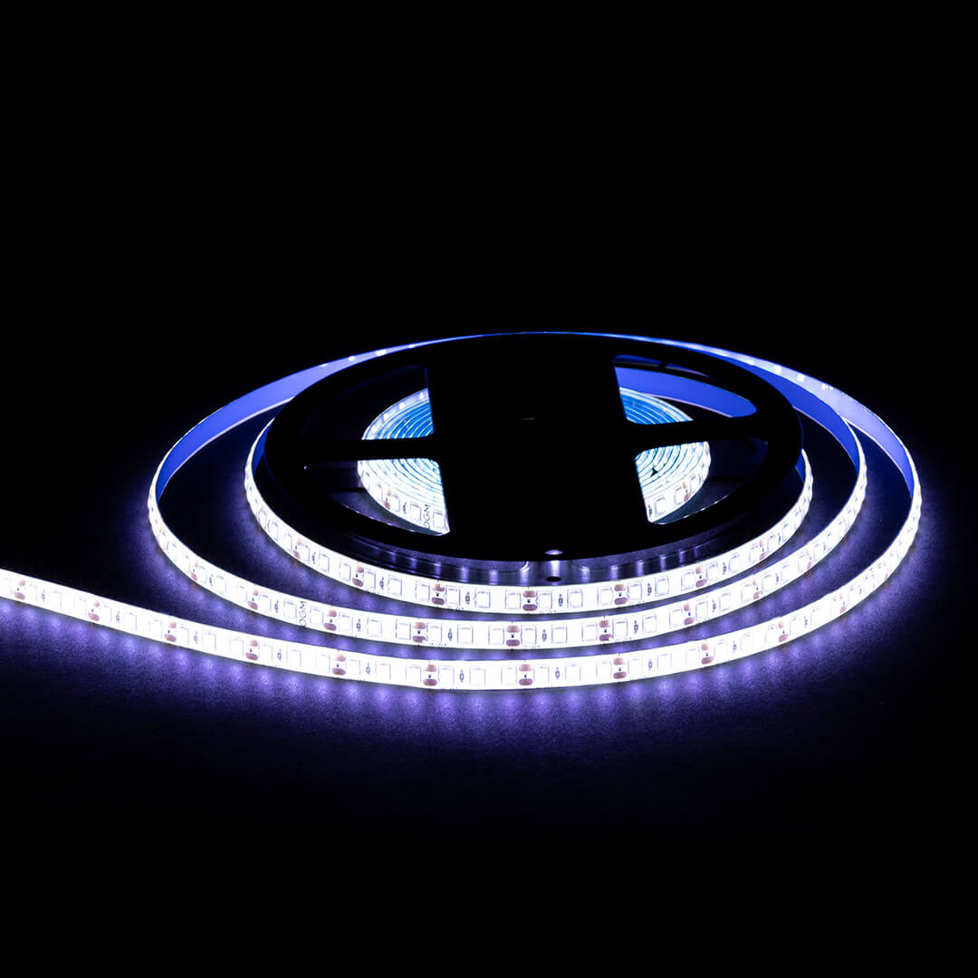 

Светодиодная лента OGM 9,6W/m 120LED/m 2835SMD холодный белый 5M LSE-261, LSE-261