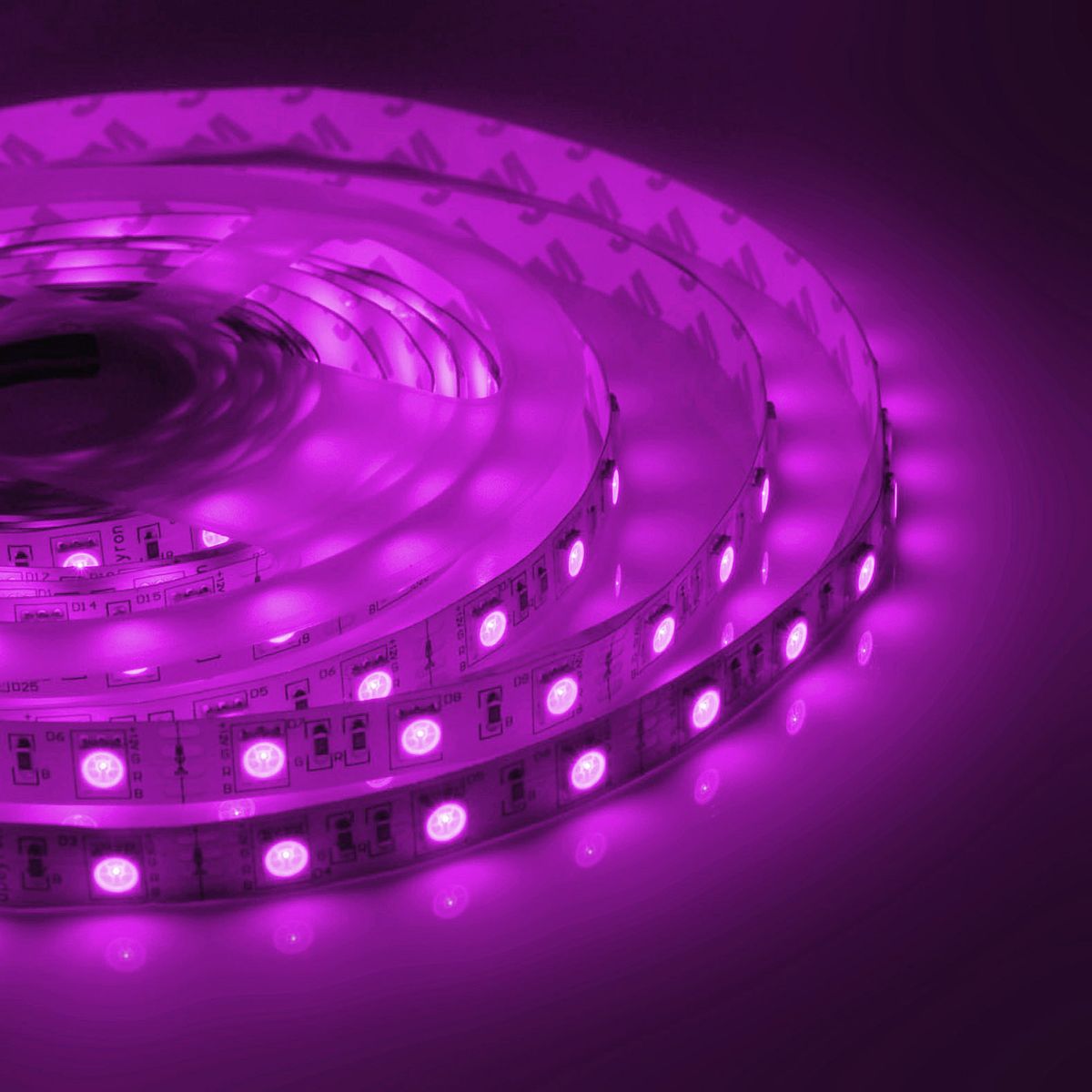 

Светодиодная лента OGM 7,2W/m 60LED/m 3528SMD разноцветная 5M SL-47, Белый, SL-47