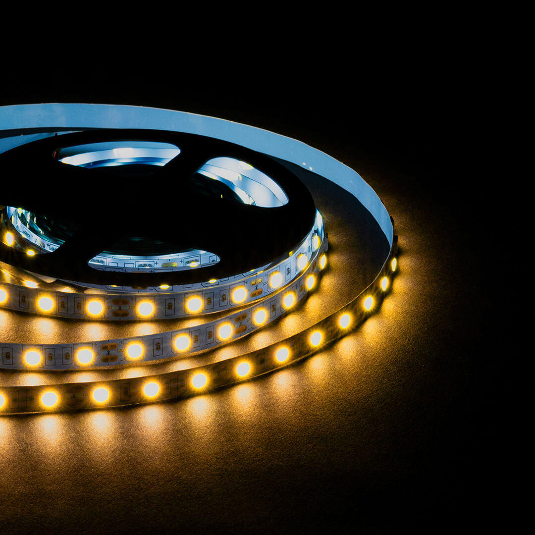 

Светодиодная лента OGM 9,6W/m 60LED/m 5630SMD теплый белый 5M LSE-288, LSE-288