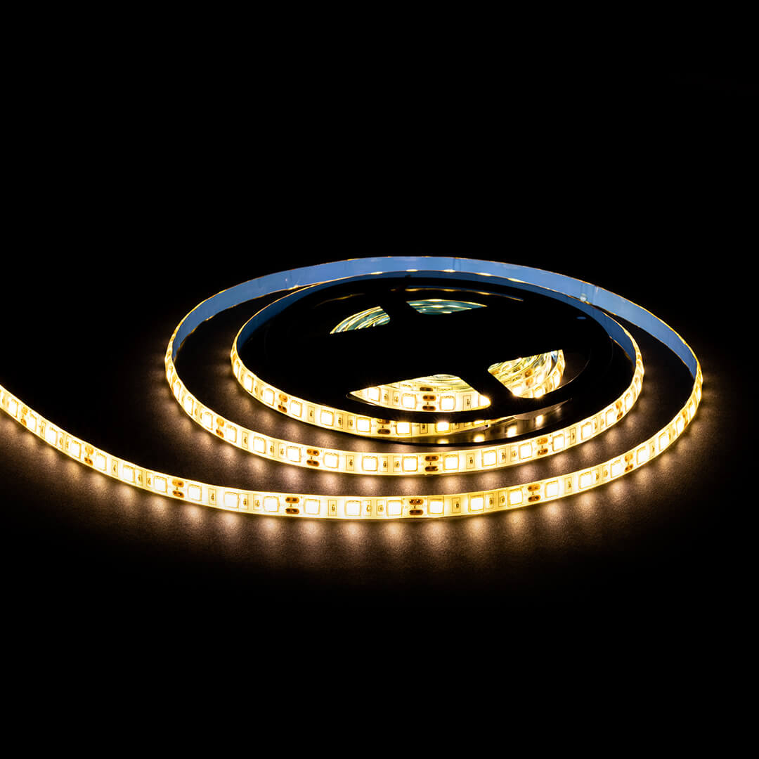 

Светодиодная лента OGM 14,4W/m 60LED/m 5050SMD теплый белый 5M LSE-273, LSE-273