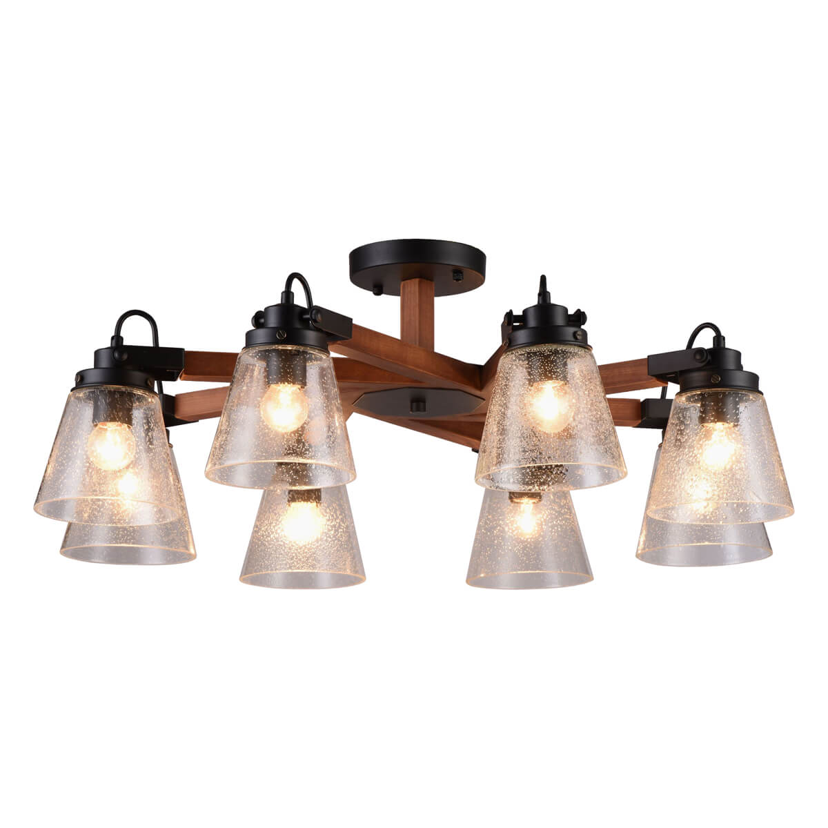 

Потолочная люстра Omnilux Borgo OML-51007-08, Черный, OML-51007-08 Borgo