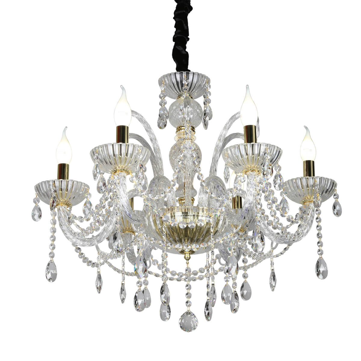 

Подвесная люстра Omnilux Bonaita OML-70103-06, Золотой, OML-70103-06 Bonaita