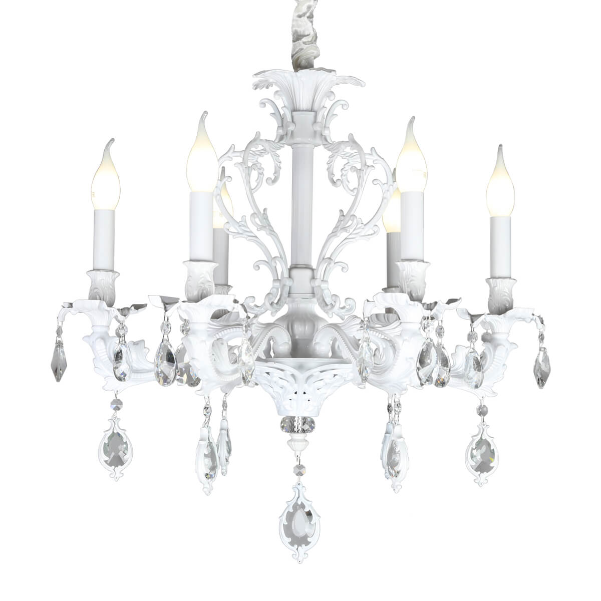 

Подвесная люстра Omnilux Senis OML-74713-06, Белый, OML-74713-06 Senis White