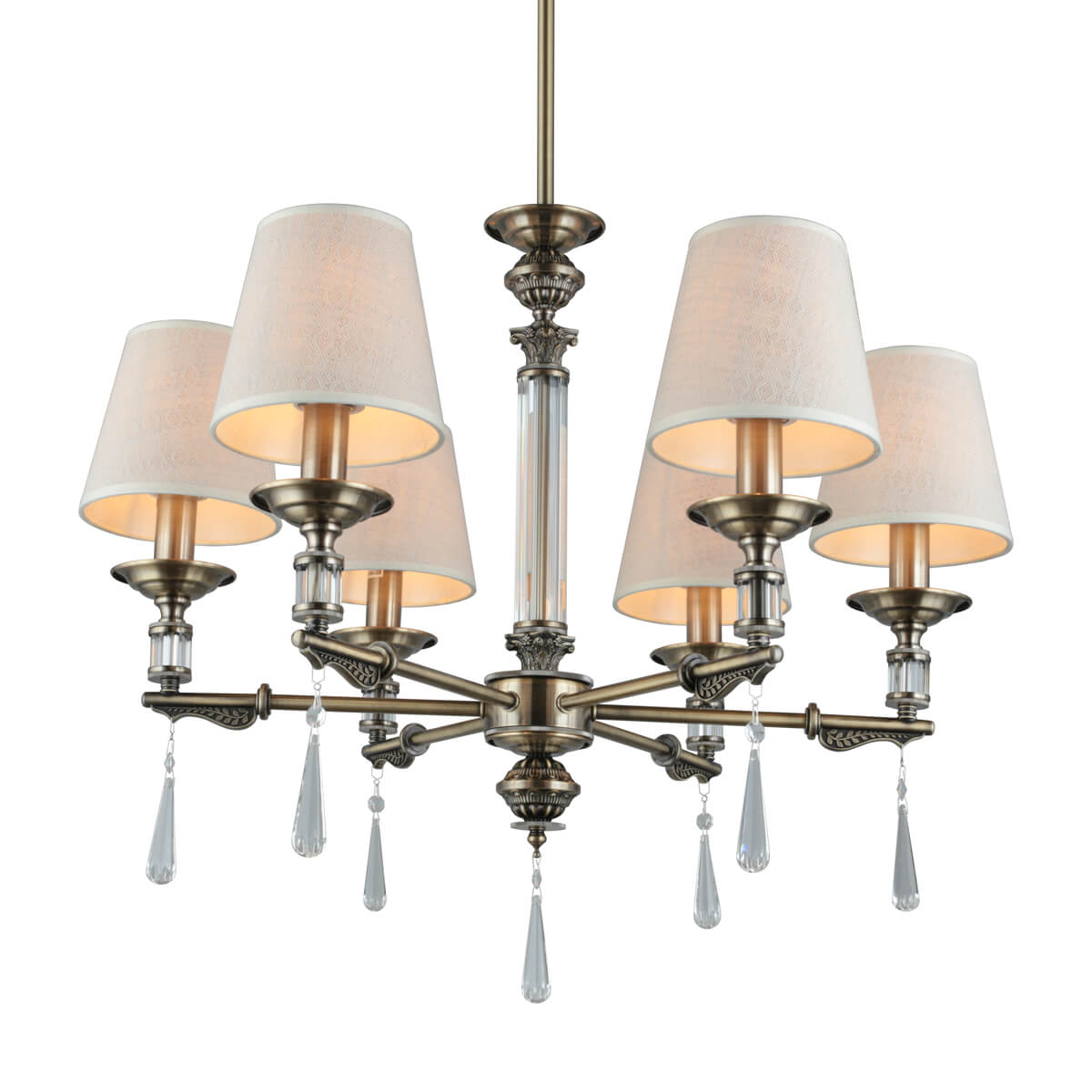 

Подвесная люстра Omnilux Rivoli OML-64213-06, Кремовый, OML-64213-06 Rivoli