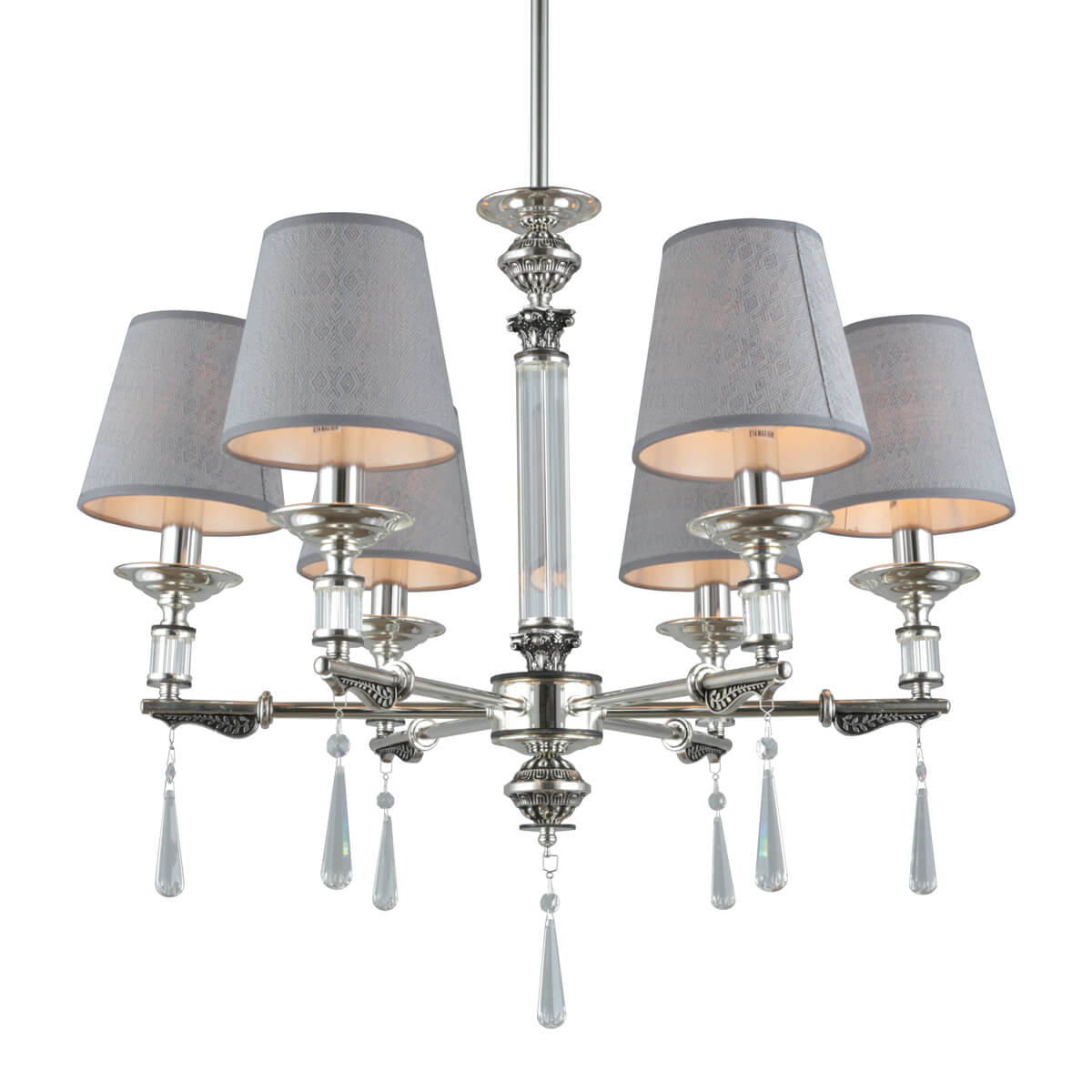 

Подвесная люстра Omnilux Rivoli OML-64203-06, Серый, OML-64203-06 Rivoli