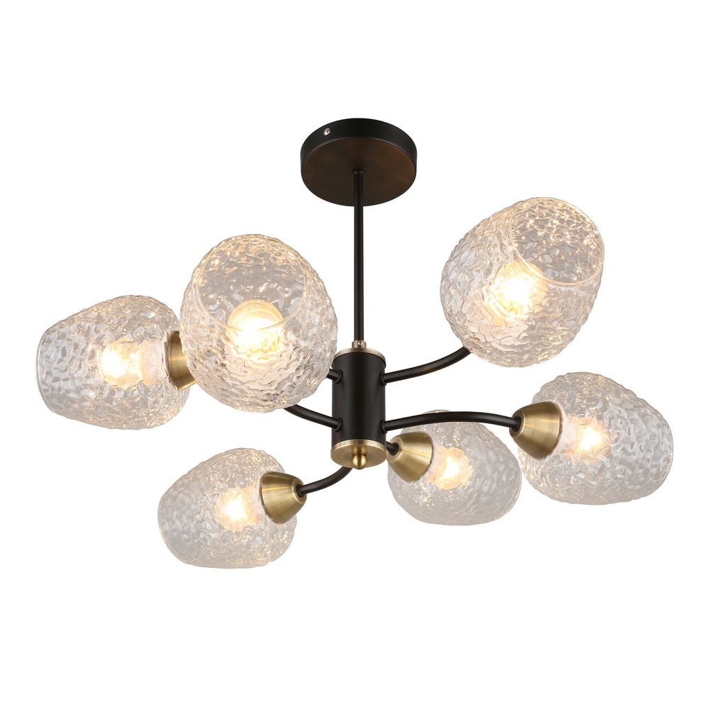 

Потолочная люстра Omnilux Pavarolo OML-67807-06, Черный, OML-67807-06 Pavarolo