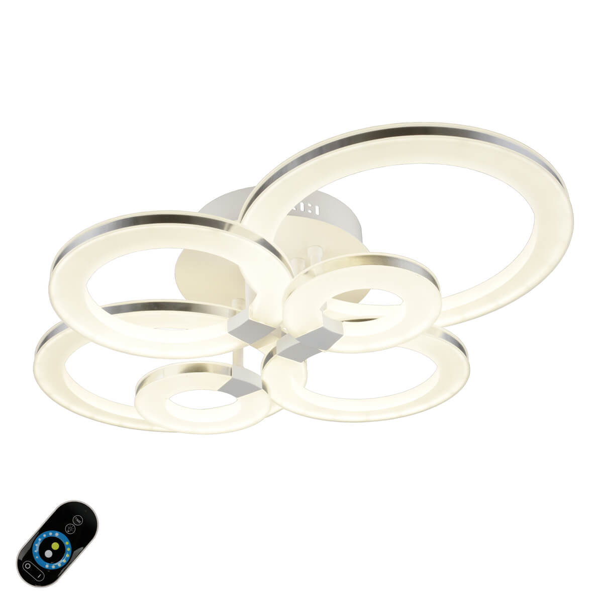 

Потолочная светодиодная люстра Omnilux Serrato OML-02507-102