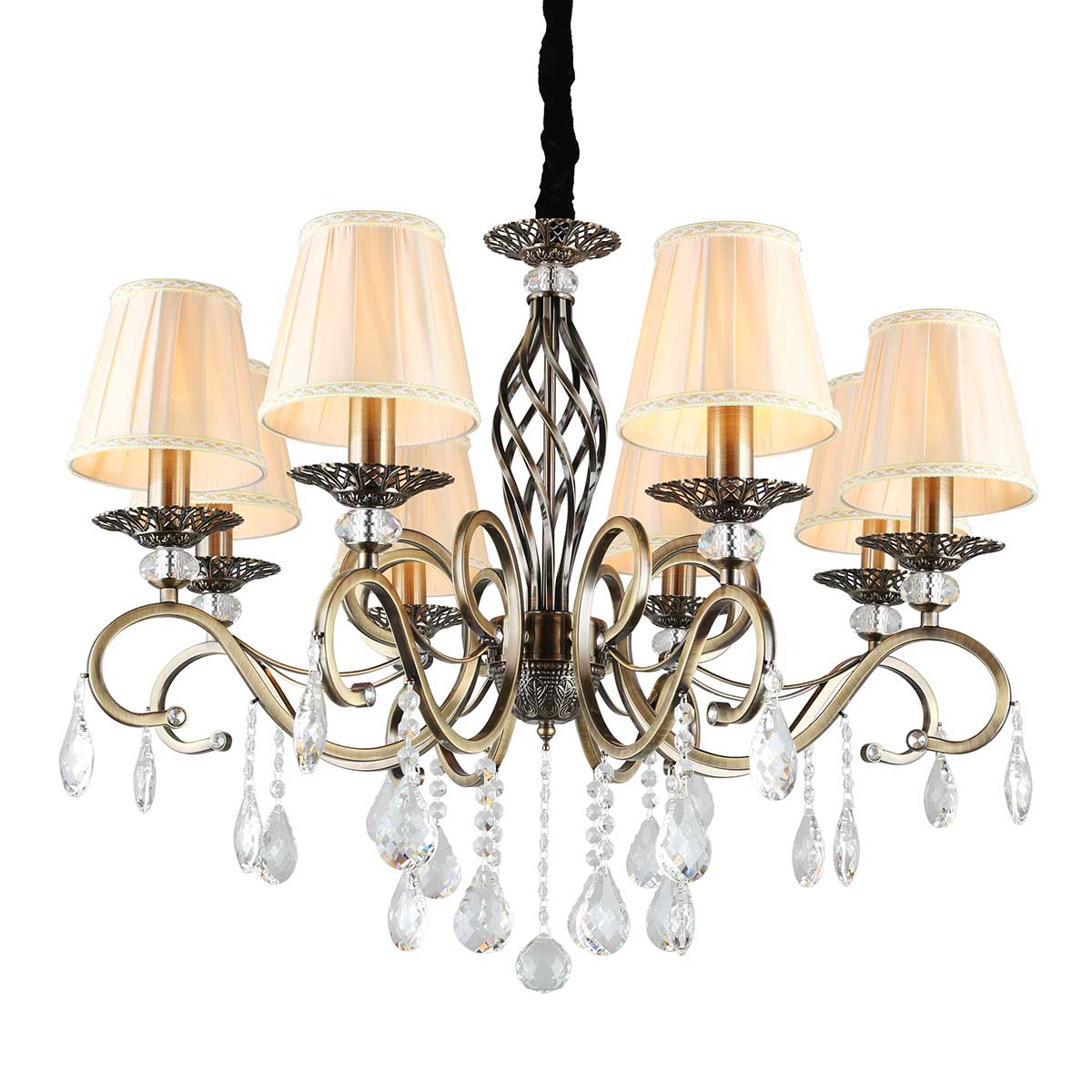 

Подвесная люстра Omnilux Belluno OML-79113-08, Кремовый, OML-79113-08 Belluno