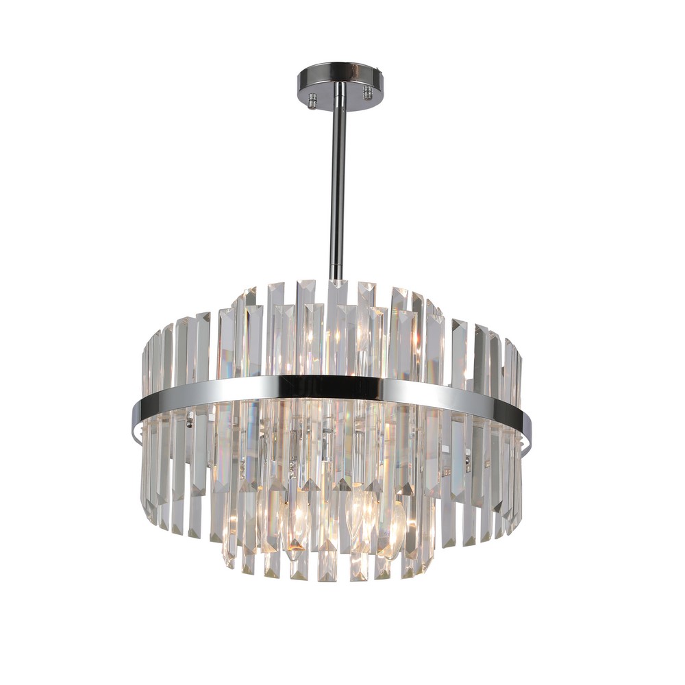 

Потолочная люстра Omnilux Saviano OML-69007-06, Хром, OML-69007-06 Saviano