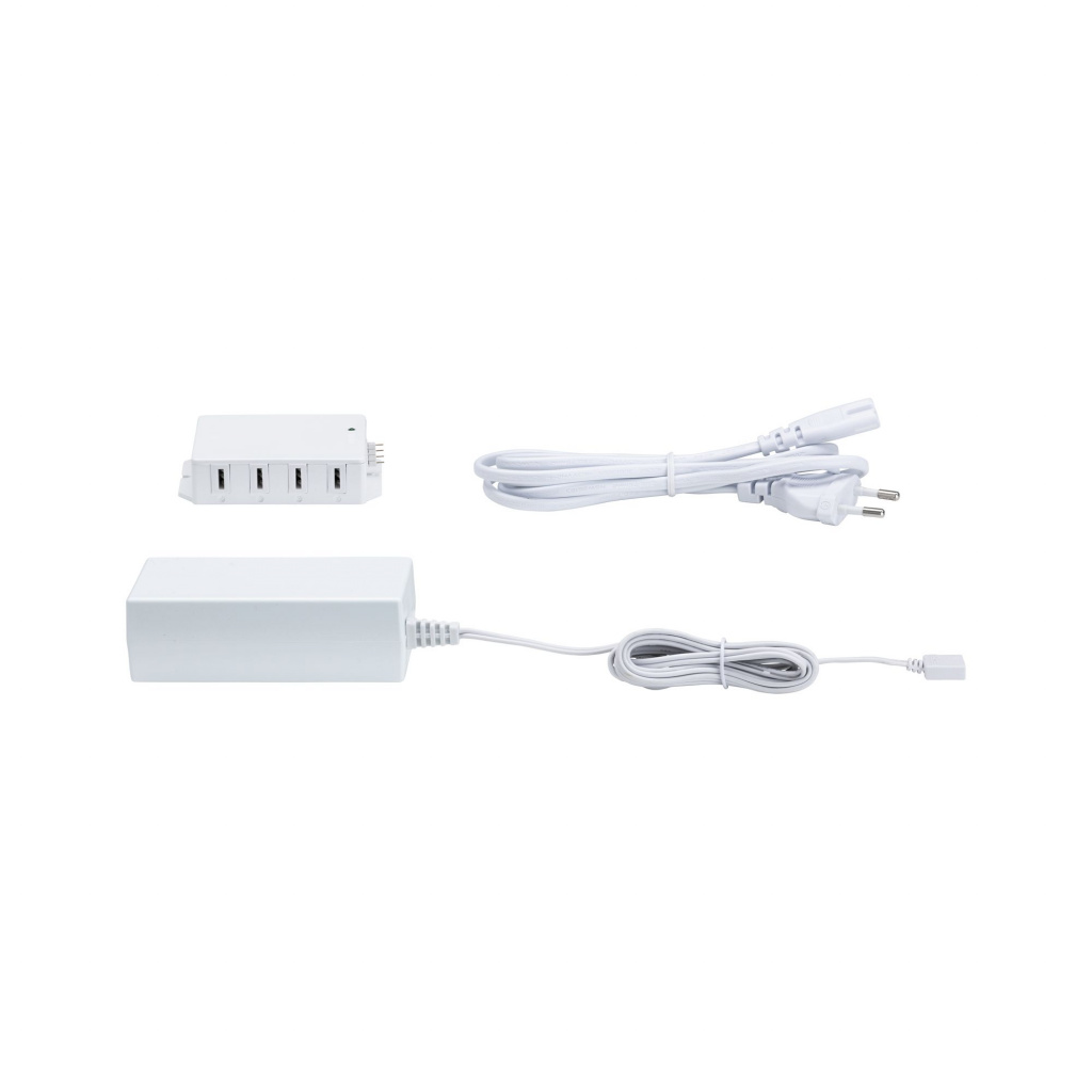 

Трансформатор на 8 мебельных светильника Paulmann Clever Connect 12V 36W IP20 99948, Белый, 99948 Clever Connect
