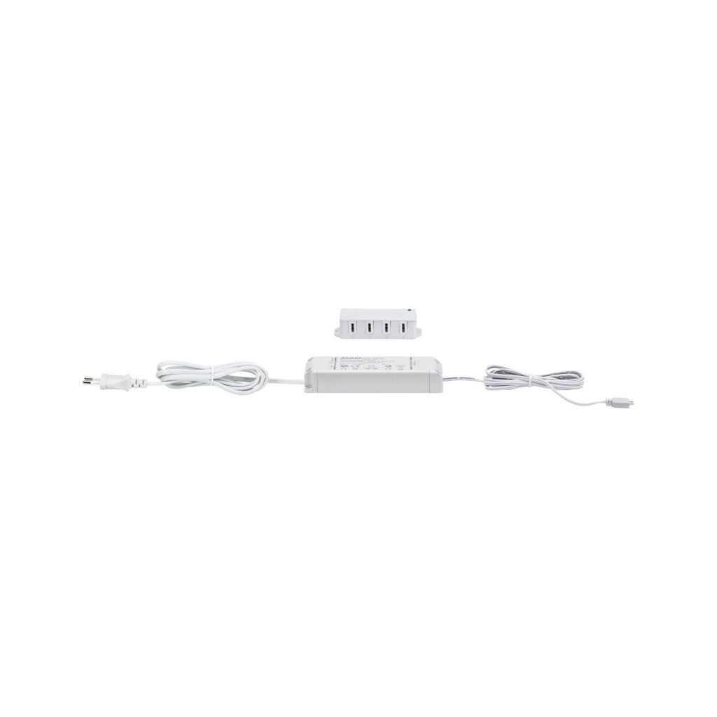 

Трансформатор на 4 мебельных светильника Paulmann Clever Connect 12V 25W IP20 99947, Белый, 99947 Clever Connect