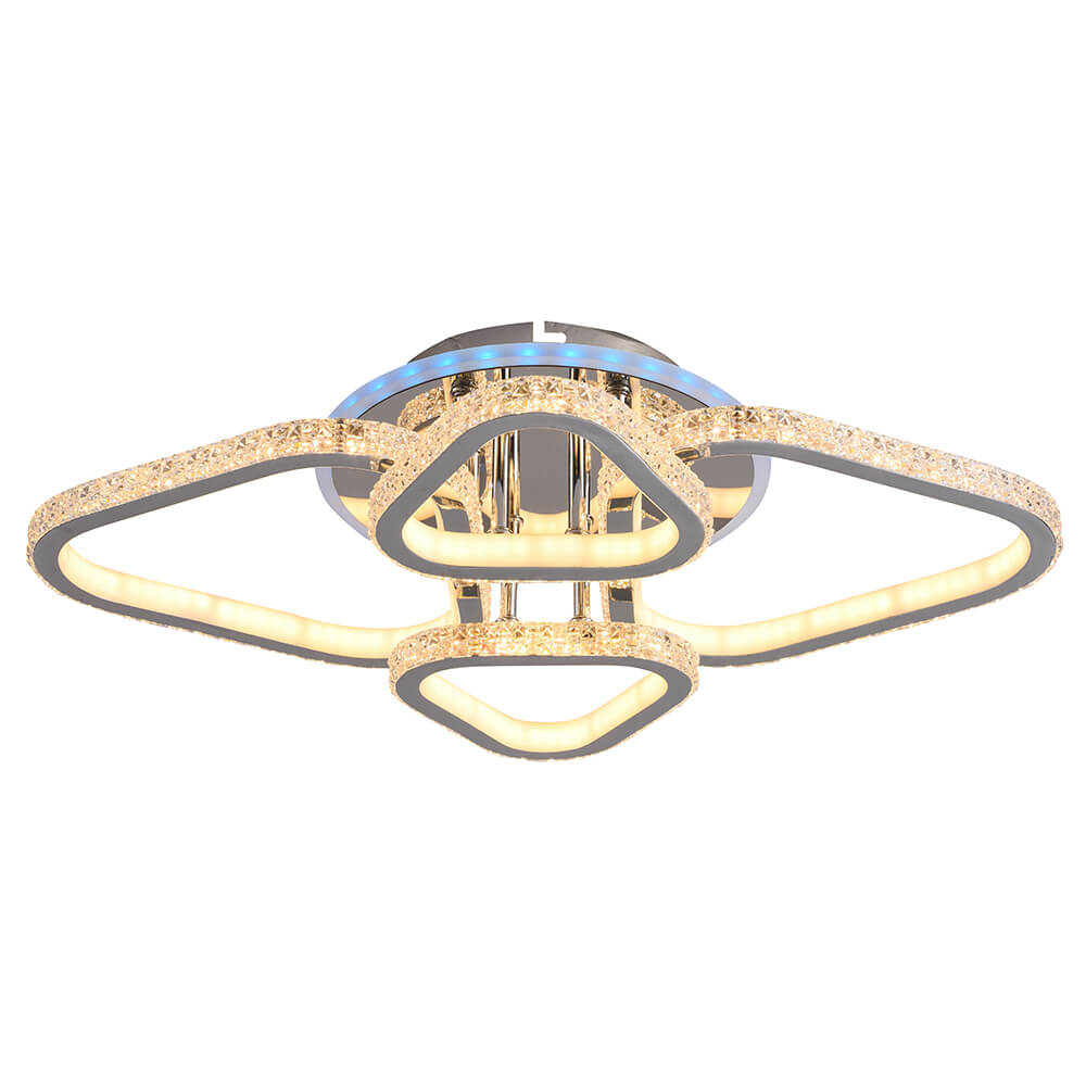 

Потолочная светодиодная люстра Profit Light 8042/2+2 CHR, Хром, 8042/2+2 CHR ()