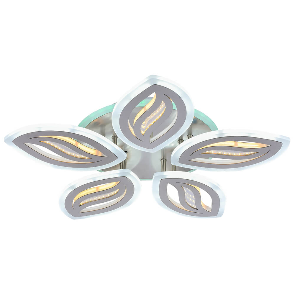 

Потолочная светодиодная люстра Profit Light 8090/5 CHR, Хром, 8090/5 CHR ()