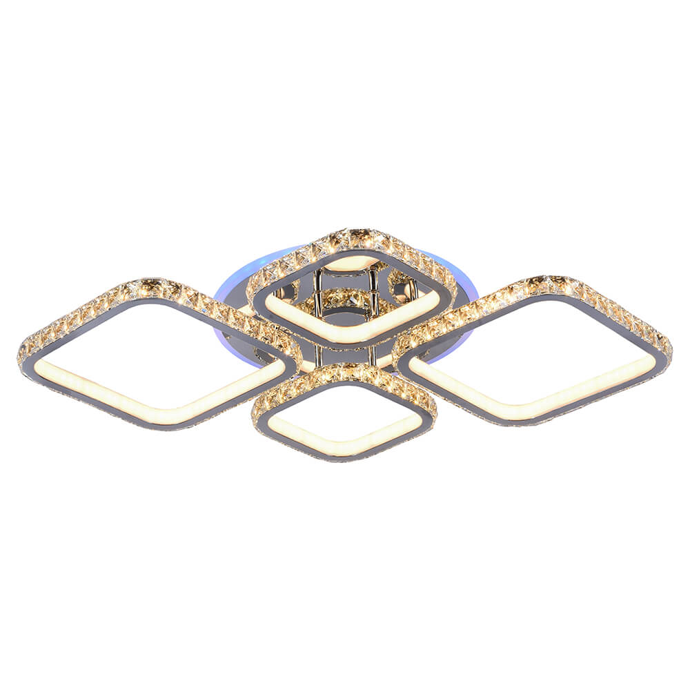 

Потолочная светодиодная люстра Profit Light 8010/2+2 CHR, Хром, 8010/2+2 CHR