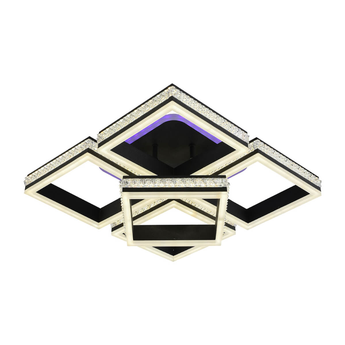 

Потолочная светодиодная люстра Profit Light 6000/4+1 GRP, Графит, 6000/4+1 GRP ()