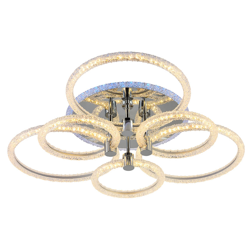 

Потолочная светодиодная люстра Profit Light 8024/3+3 CHR, Хром, 8024/3+3 CHR ()