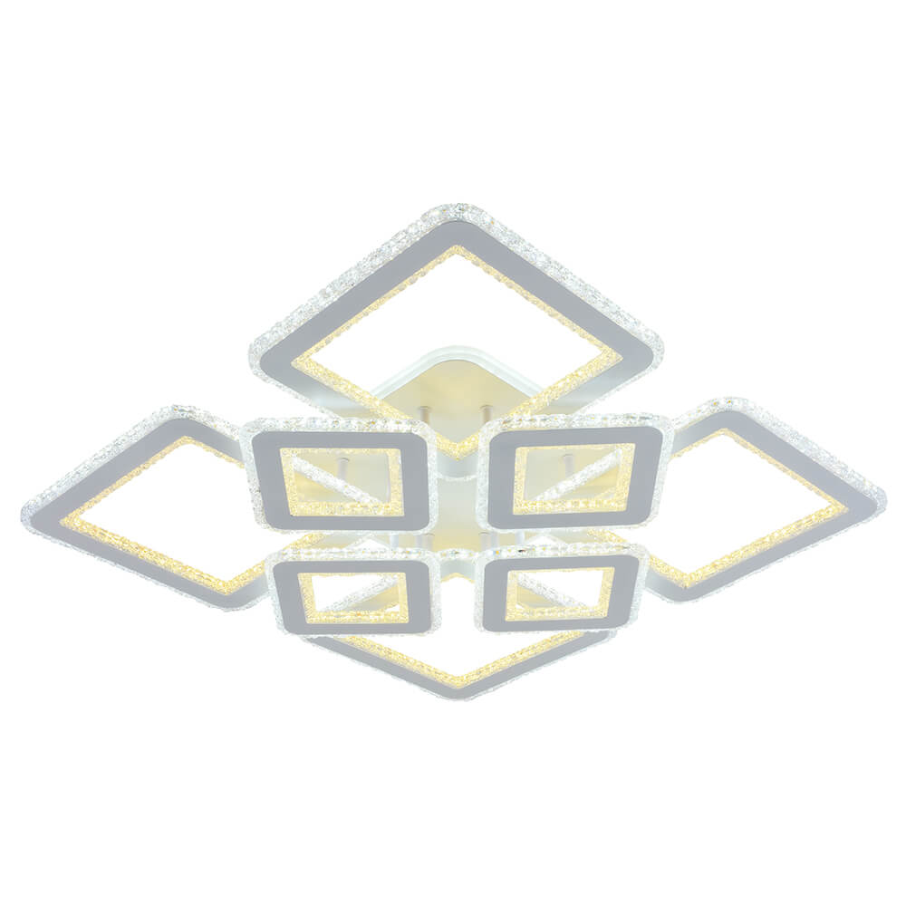 

Потолочная светодиодная люстра Profit Light 8041/4+4 WHT A, Хром, 8041/4+4 WHT A