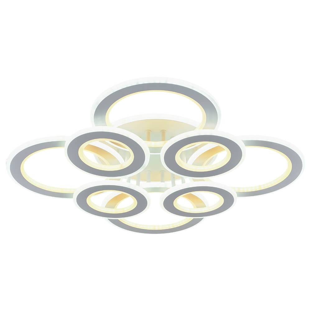 

Потолочная светодиодная люстра Profit Light 8005/4+4 WHT, Белый, 8005/4+4 WHT