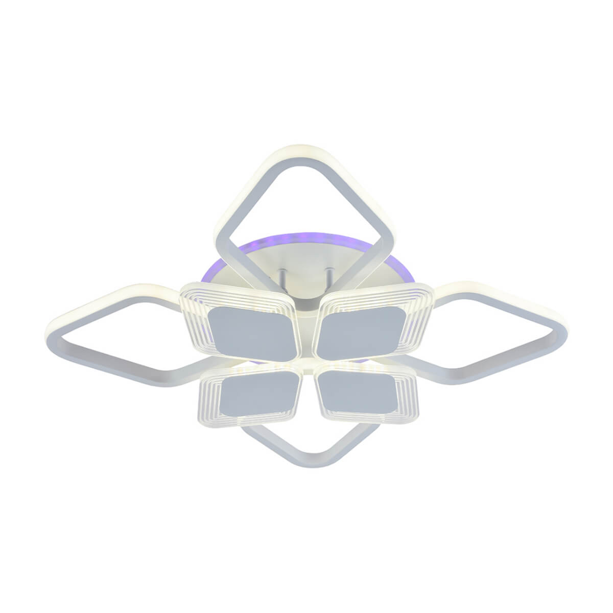 

Потолочная светодиодная люстра Profit Light 5893/4+4A WHT, Белый, 5893/4+4A WHT ()