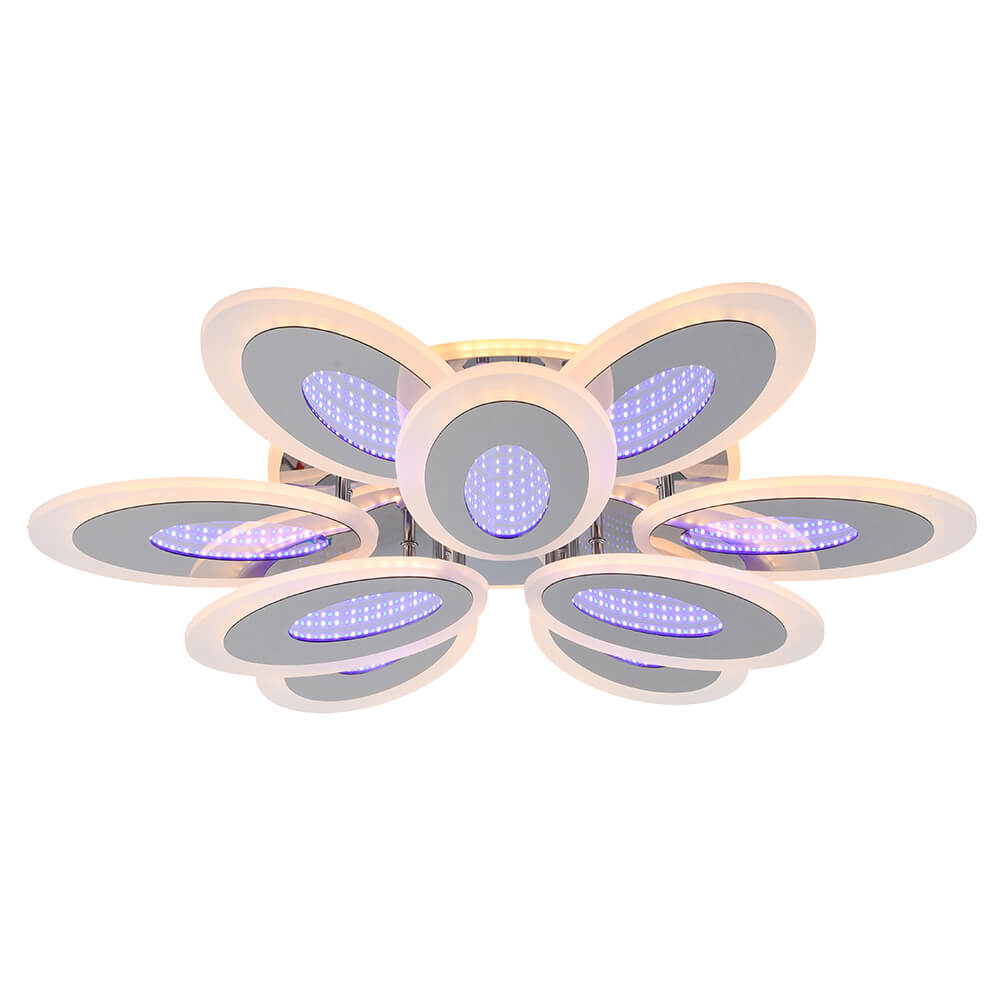 

Потолочная светодиодная люстра Profit Light 8091/6+3 CHR, Хром, 8091/6+3 CHR ()