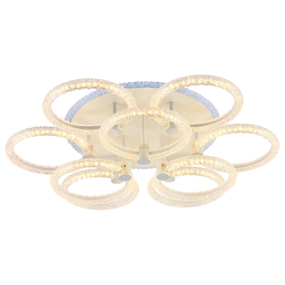 

Потолочная светодиодная люстра Profit Light 8024/6+3 WHT, Белый, 8024/6+3 WHT ()