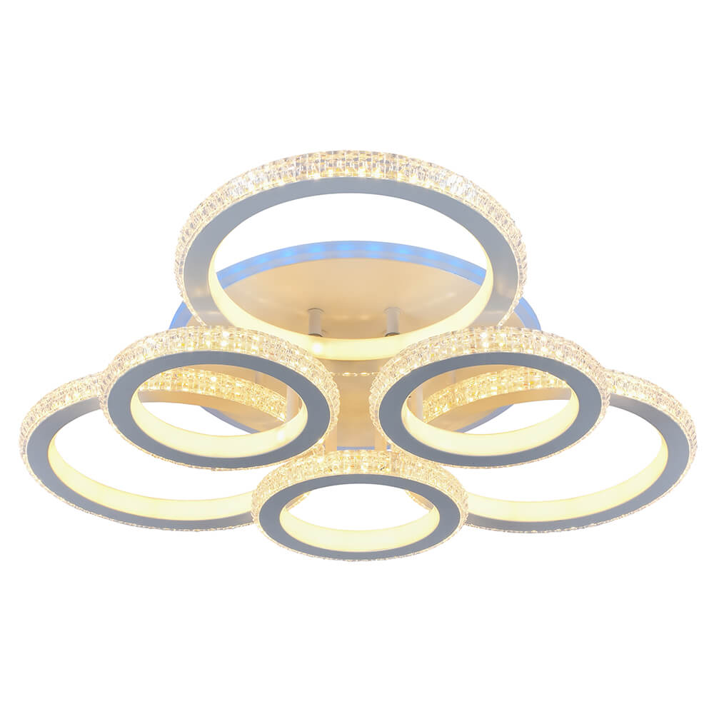 

Потолочная светодиодная люстра Profit Light 8017/3+3 WHT, Белый, 8017/3+3 WHT