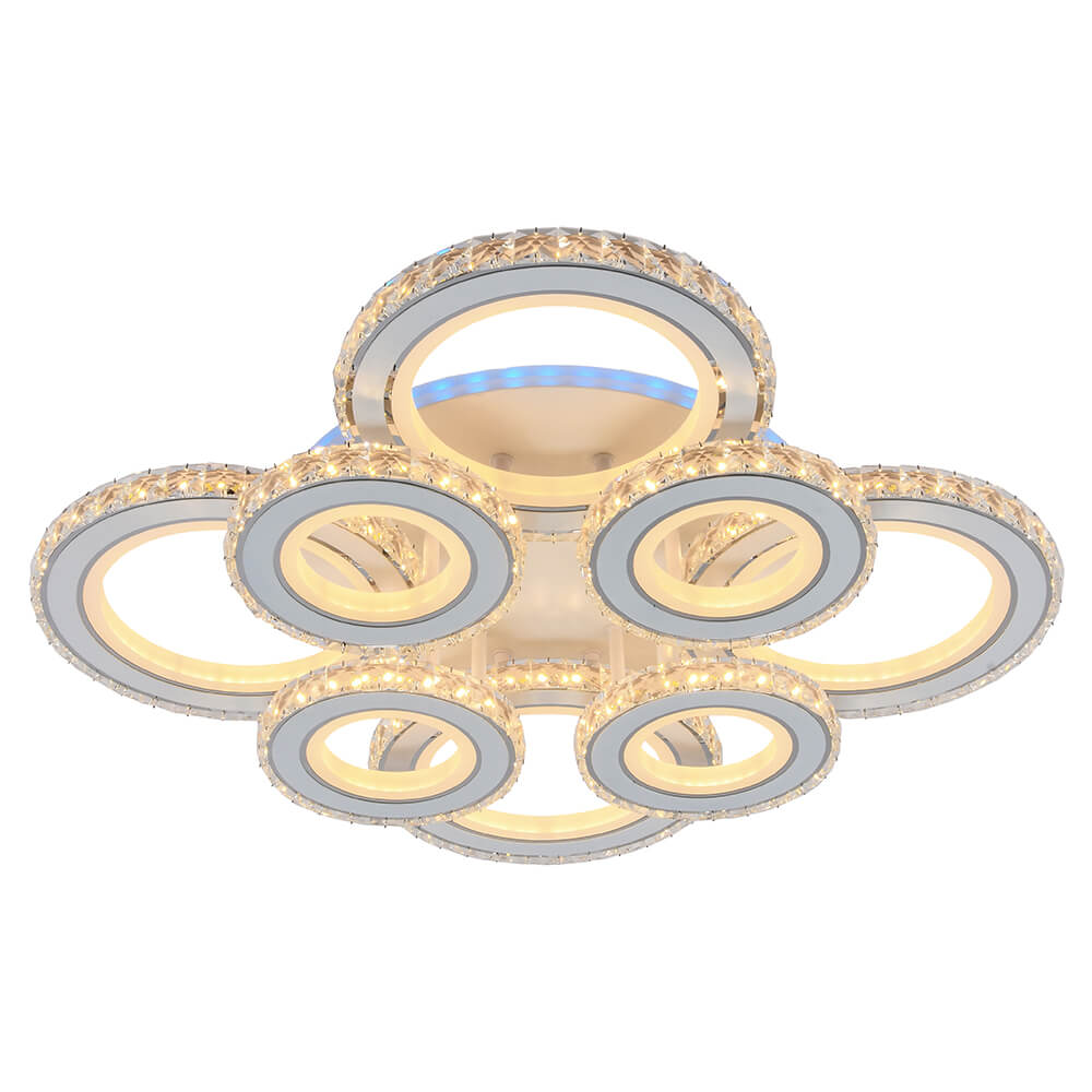 

Потолочная светодиодная люстра Profit Light 8061/4+4 WHT, Белый, 8061/4+4 WHT ()