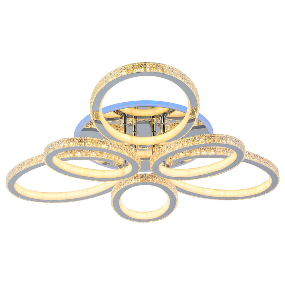 

Потолочная светодиодная люстра Profit Light 8033/3+3 CHR, Хром, 8033/3+3 CHR ()