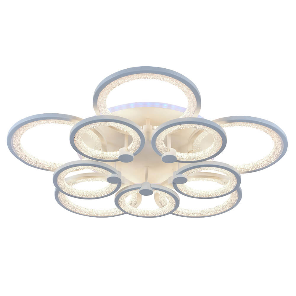 

Потолочная светодиодная люстра Profit Light 8002/5+5 WHT, Белый, 8002/5+5 WHT ()